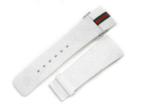 white gucci watch band|Gucci replacement watch bands.